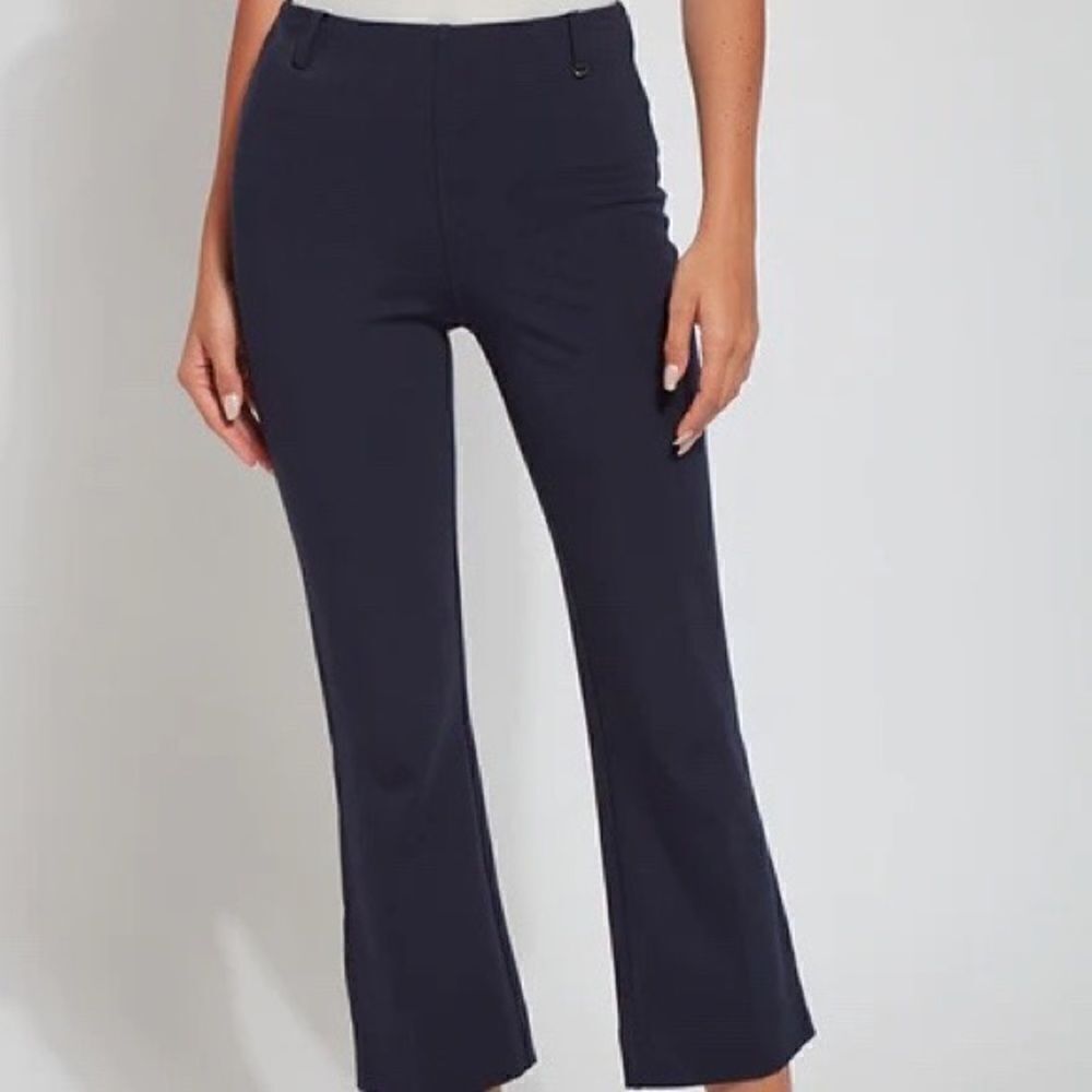 NWT Lysse New York Navy Lightweight Ankle Baby Bootcut Ponte Pant Sz 2X